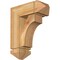 Ekena Millwork Westlake Arts and Crafts Rough Sawn Bracket w/ Offset Brace, Western Red Cedar, 6"W x 14"D x 18"H BKT0604X14X18WTL03RWR - alternate 1